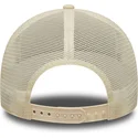 trucker-kasket-beige-med-beige-logo-a-frame-outline-fra-new-york-yankees-mlb-fra-new-era