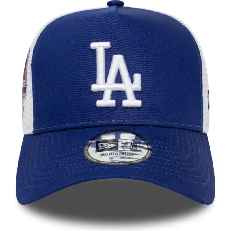 bla-trucker-kasket-a-frame-side-patch-fra-los-angeles-dodgers-mlb-fra-new-era