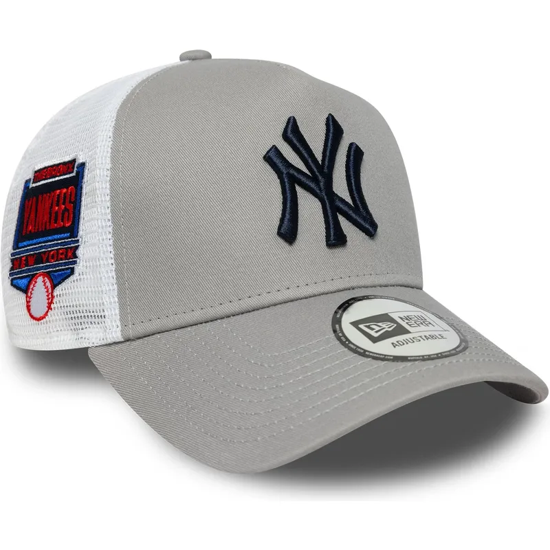 gra-trucker-kasket-a-frame-side-patch-fra-new-york-yankees-mlb-fra-new-era