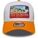 multifarvet-trucker-kasket-a-frame-location-patch-fra-costa-brava-fra-new-era
