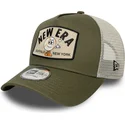 gron-trucker-kasket-a-frame-summer-patch-fra-new-era