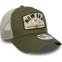 gron-trucker-kasket-a-frame-summer-patch-fra-new-era