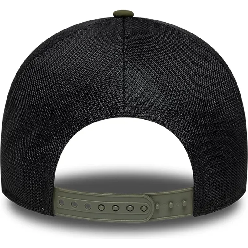 gron-trucker-kasket-med-sort-logo-a-frame-sport-fra-los-angeles-dodgers-mlb-fra-new-era