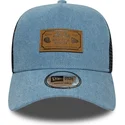 bla-trucker-kasket-a-frame-denim-leather-patch-fra-new-era