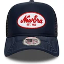 marinebla-trucker-kasket-a-frame-oval-foam-patch-fra-new-era