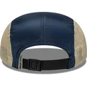 kasket-5-panel-buet-marinebla-justerbar-runner-colour-block-fra-new-era