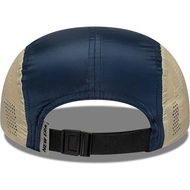 kasket-5-panel-buet-marinebla-justerbar-runner-colour-block-fra-new-era