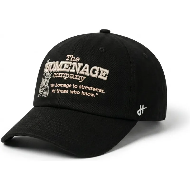 sort-justerbar-curved-cap-statue-just-kids-the-90s-fra-homenage