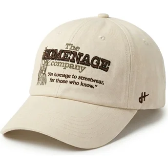 Buet beige justerbar kasket Statue Just Kids The 90s fra Homenage