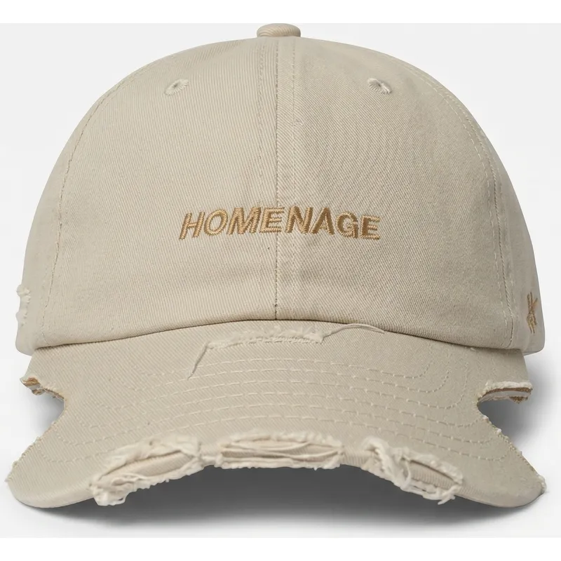 buet-beige-justerbar-kasket-haute-merchandising-the-90s-fra-homenage
