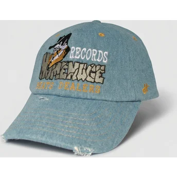 Justerbar blå buet kasket Denim Records Music Shapes Identity The 90s fra Homenage