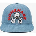 flad-bla-snapback-kasket-denim-money-music-shapes-identity-the-snap-fra-homenage