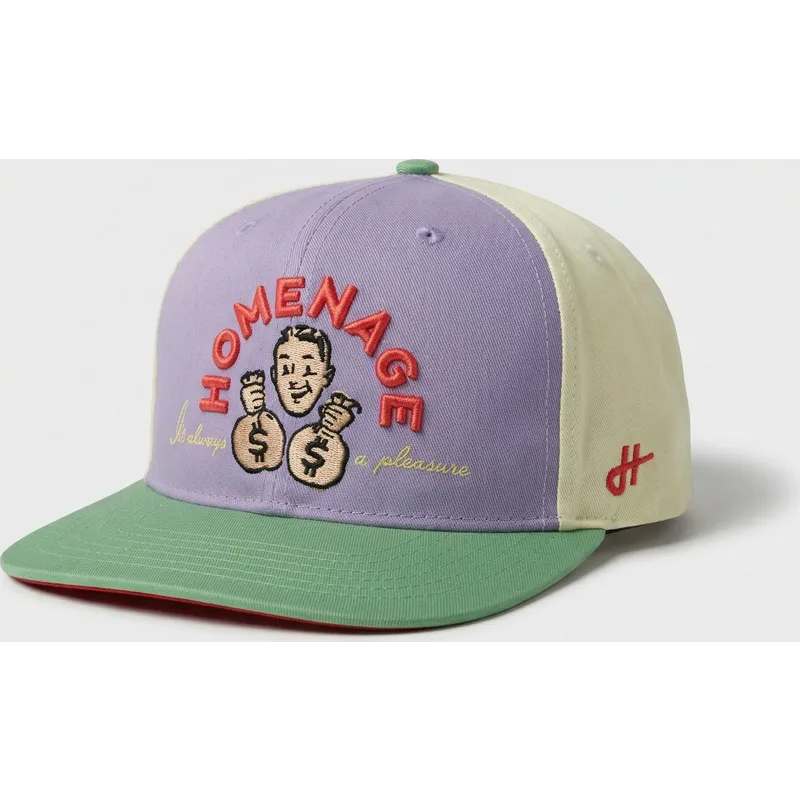 buet-kasket-multifarvet-snapback-money-music-shapes-identity-the-snap-fra-homenage