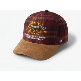 Multifarvet buet snapback-kasket Plaid Club Sport The Ball fra Homenage