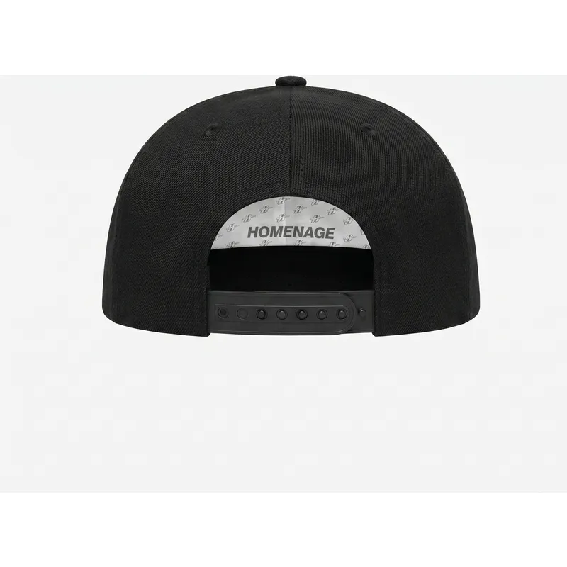 flad-sort-snapback-kasket-game-sport-the-snap-fra-homenage