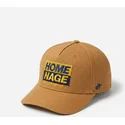 brun-buet-snapback-kasket-decker-workwear-the-retro-fra-homenage