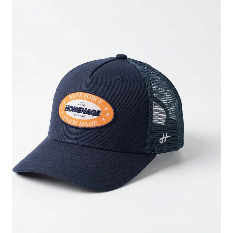 marinebla-trucker-kasket-union-workwear-the-trucker-fra-homenage