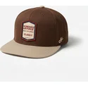 flad-kasket-morkebrun-snapback-squadron-military-surplus-the-retro-fra-homenage