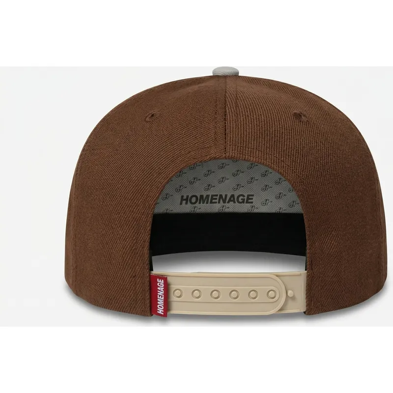 flad-kasket-morkebrun-snapback-squadron-military-surplus-the-retro-fra-homenage