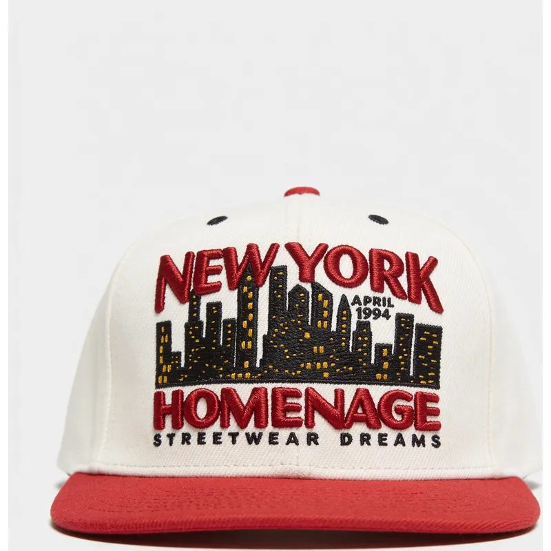 flad-kasket-beige-og-rod-snapback-nysky-skylines-the-snap-fra-homenage