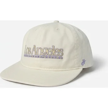 Flad kasket creme snapback Angeles Skylines The Snap fra Homenage