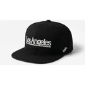 flad-sort-snapback-kasket-los-angeles-skylines-the-snap-fra-homenage