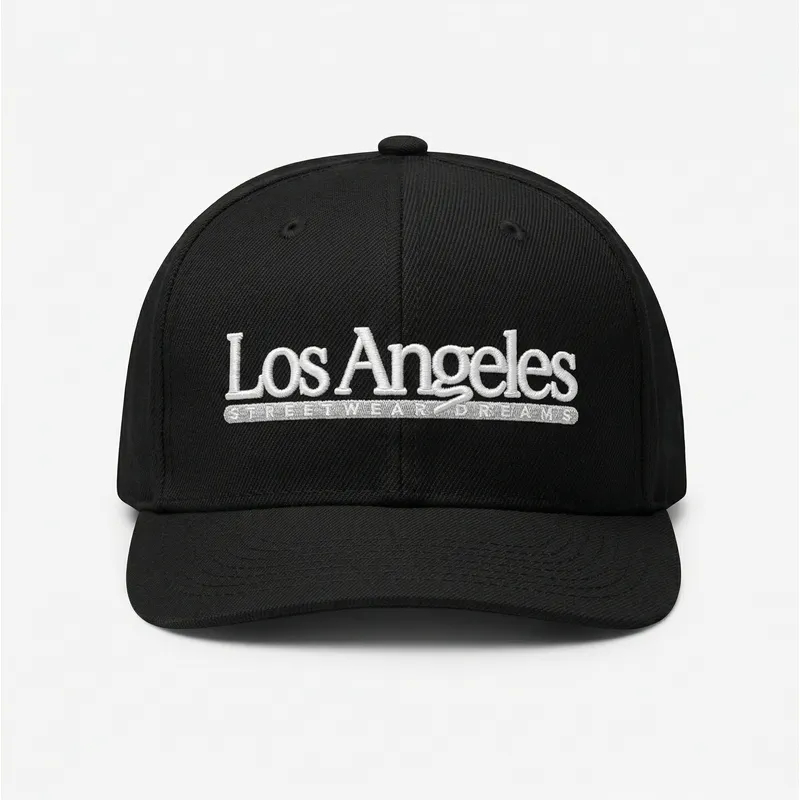 flad-sort-snapback-kasket-los-angeles-skylines-the-snap-fra-homenage