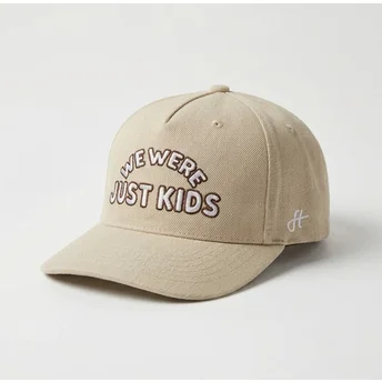 Buet beige snapback kasket Just Kids The Retro fra Homenage