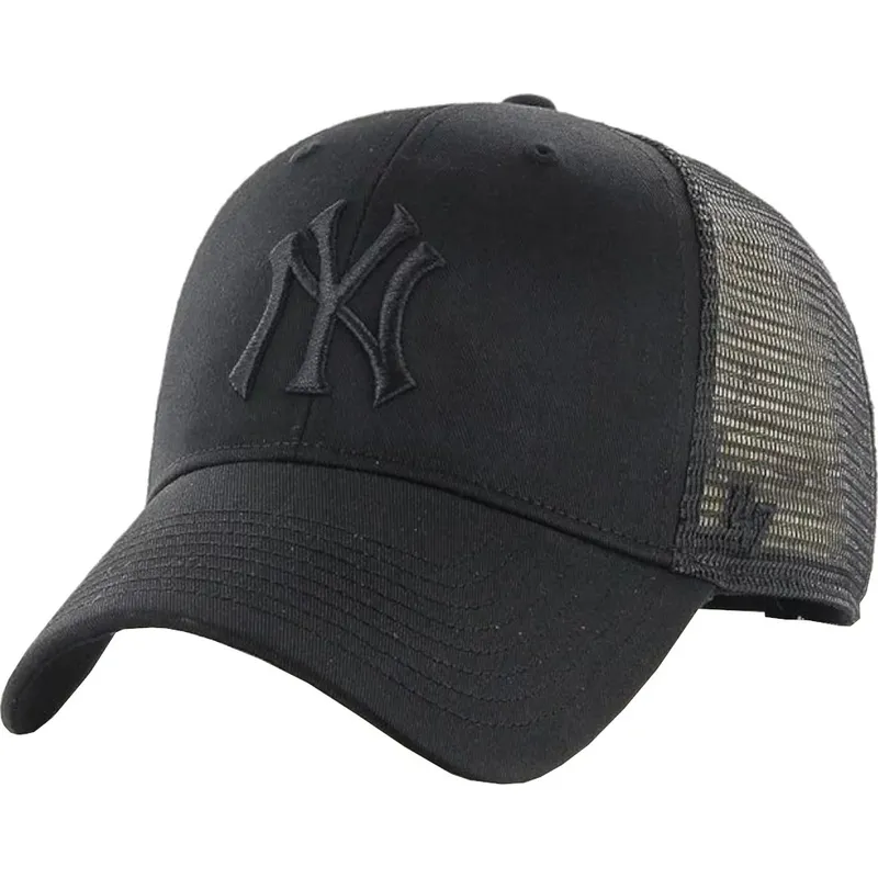 sort-trucker-kasket-med-sort-new-york-yankees-mlb-logo-mvp-branson-fra-47-brand