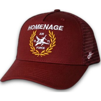 Rød trucker-kasket Jet Military Surplus The Trucker fra Homenage