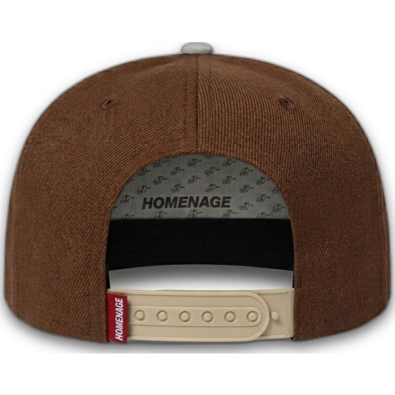 flad-kasket-morkebrun-snapback-squadron-military-surplus-the-retro-fra-homenage