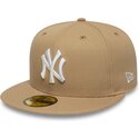 lysebrun-fitted-59fifty-league-essential-flad-kasket-fra-new-york-yankees-mlb-af-new-era
