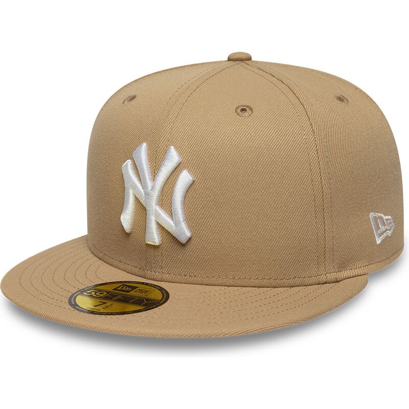 lysebrun-fitted-59fifty-league-essential-flad-kasket-fra-new-york-yankees-mlb-af-new-era