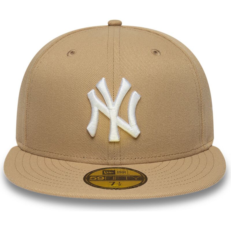 lysebrun-fitted-59fifty-league-essential-flad-kasket-fra-new-york-yankees-mlb-af-new-era