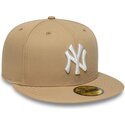 lysebrun-fitted-59fifty-league-essential-flad-kasket-fra-new-york-yankees-mlb-af-new-era