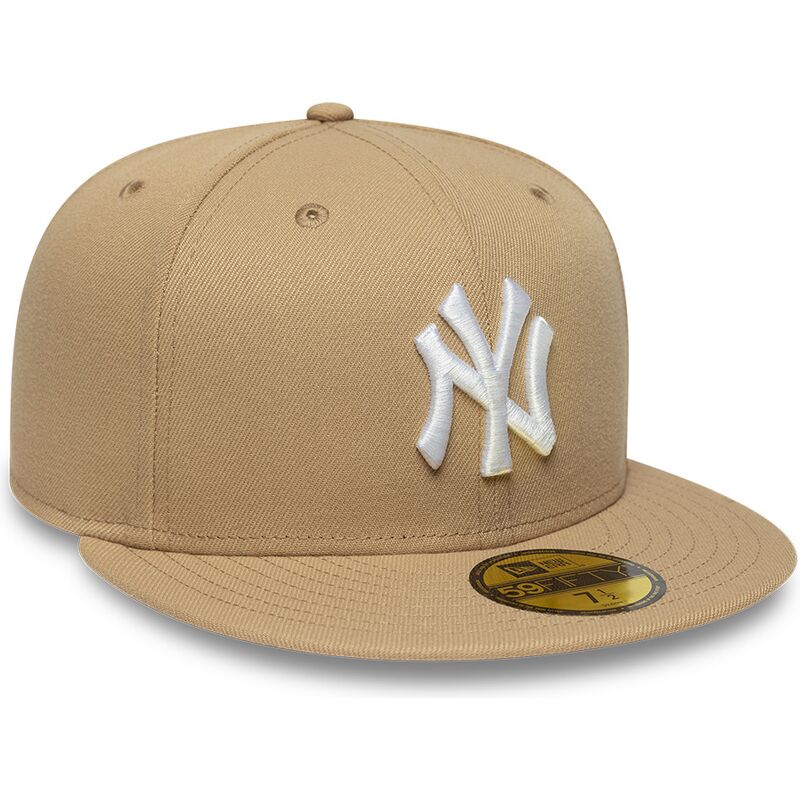 lysebrun-fitted-59fifty-league-essential-flad-kasket-fra-new-york-yankees-mlb-af-new-era