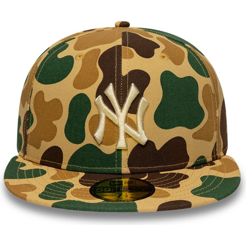 flad-kasket-camouflage-justeret-med-beige-logo-59fifty-camo-fra-new-york-yankees-mlb-fra-new-era