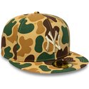 flad-kasket-camouflage-justeret-med-beige-logo-59fifty-camo-fra-new-york-yankees-mlb-fra-new-era