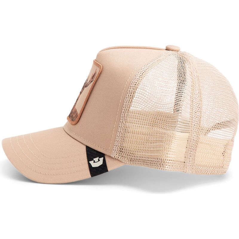 beige-trucker-kasket-hjort-blur-stag-the-farm-fra-goorin-bros
