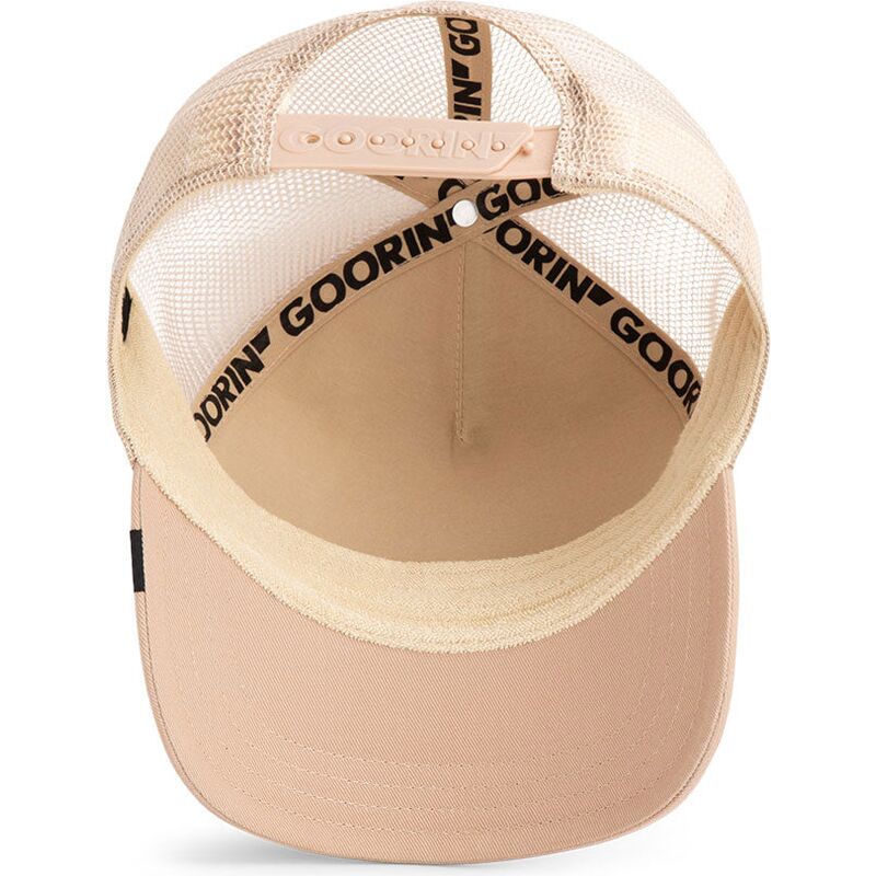 beige-trucker-kasket-hjort-blur-stag-the-farm-fra-goorin-bros