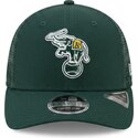 gron-trucker-kasket-9seventy-stretch-snap-evergreen-fra-oakland-athletics-mlb-fra-new-era