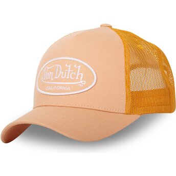 Kasketter buet orange snapback til barn LOF B6C af Von Dutch