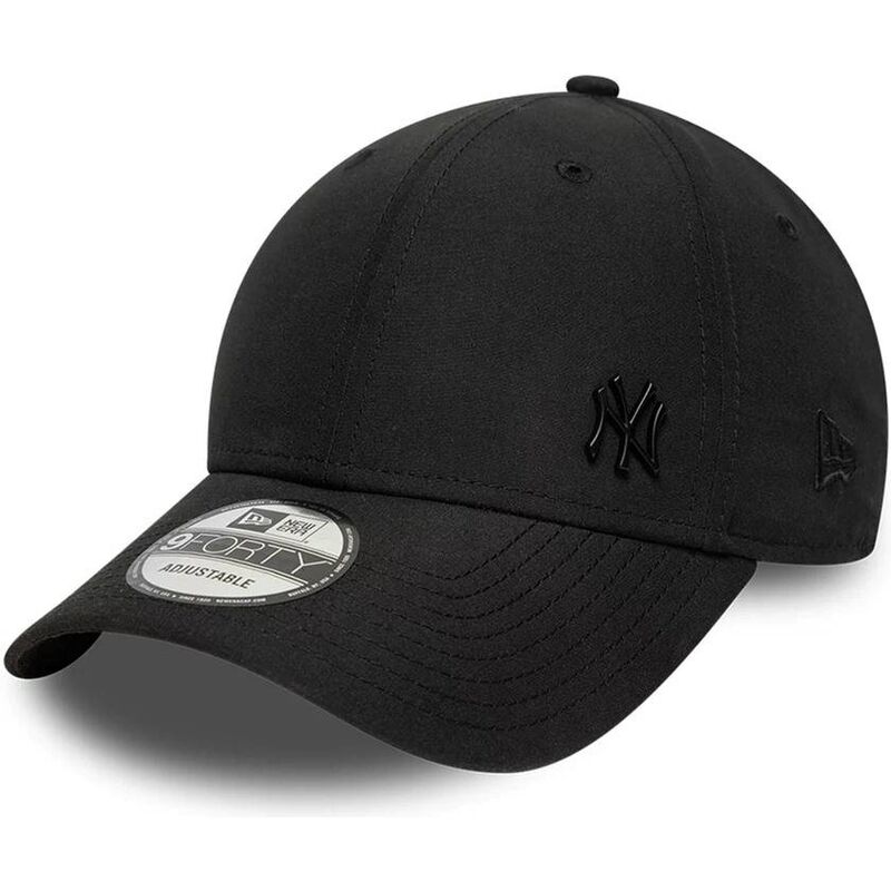 sort-justerbar-kurvet-kasket-9forty-tonal-flawless-fra-new-york-yankees-mlb-fra-new-era