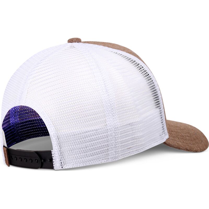 trucker-kasket-brun-og-sort-hft-jerseyspots-fra-djinns