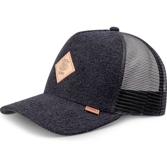 Sort HFT KnobFab trucker-kasket fra Djinns
