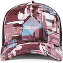rod-og-bla-trucker-kasket-hft-patternabstract-fra-djinns