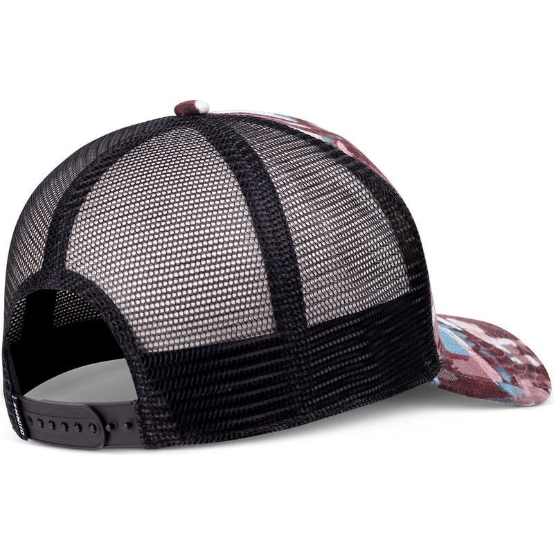 rod-og-bla-trucker-kasket-hft-patternabstract-fra-djinns