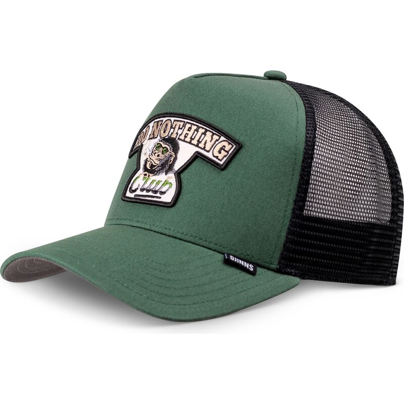 gron-og-sort-trucker-kasket-hft-do-nothing-club-gorilla-fra-djinns