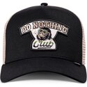 trucker-kasket-sort-og-beige-hft-do-nothing-club-gorilla-fra-djinns