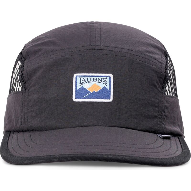 flad-sort-justerbar-trucker-kasket-soft-bignet-mountain-fra-djinns
